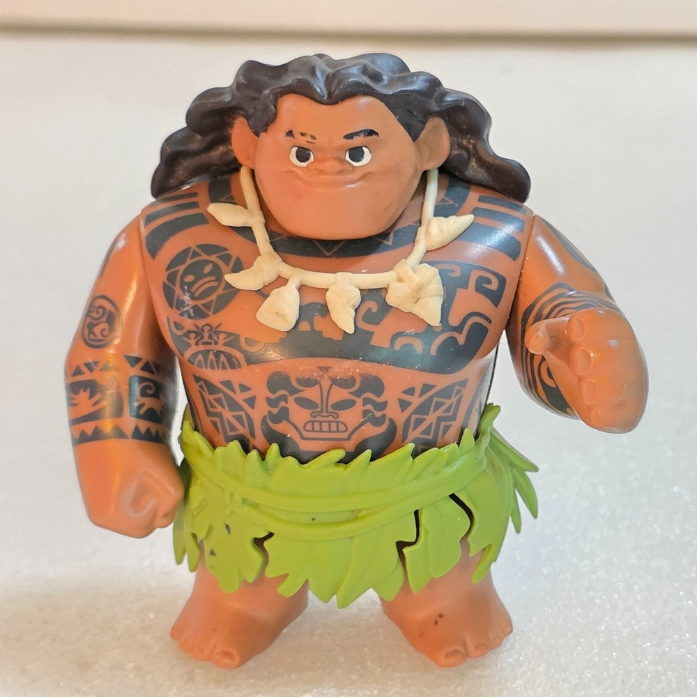 Disney Moana Maui the Demigod Chunky Action Figure Poseable 4"